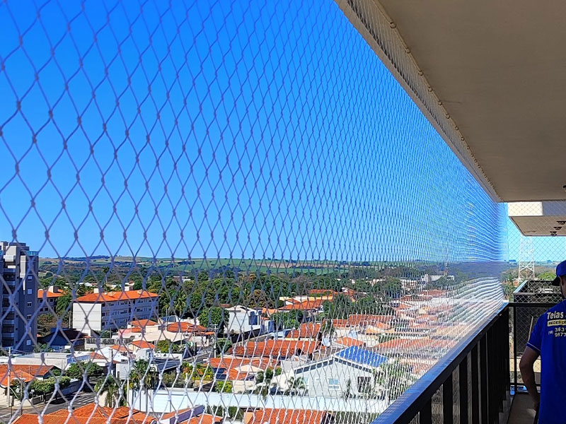 Instalação de rede de proteção em São José dos Campos SJC